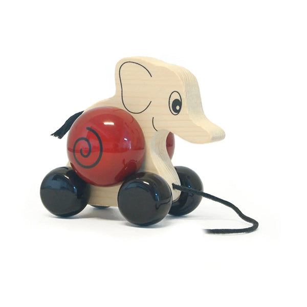 Elifa (Red) Wooden Pull Toy
